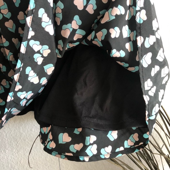 **SOLD** Modcloth navy heart pattern a line dress - Picture 8 of 8